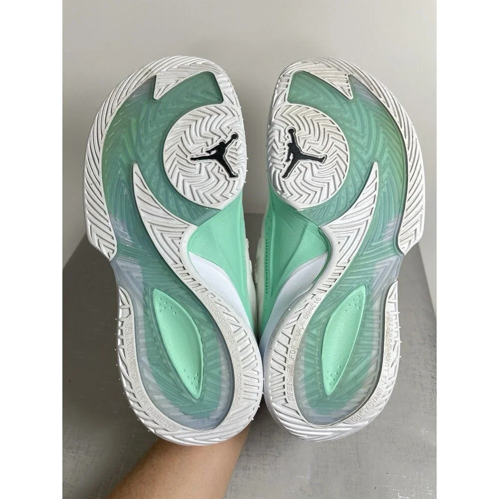 Nike‎ Jordan Luka 3 White/Black-Volt Glow Green Basketball Shoes Men's 10 M